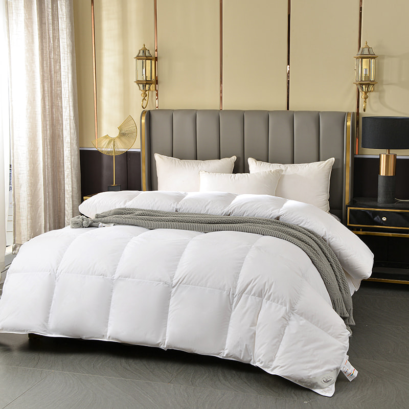 Duurzame en ademende eend down quilt